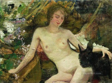  impressionistic Art Painting - the model Ilya Repin Impressionistic nude